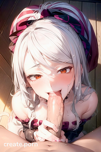 Mischievous Smile and Blush –  Blowjob with Viewer Eye Contact Hentai AIPorn