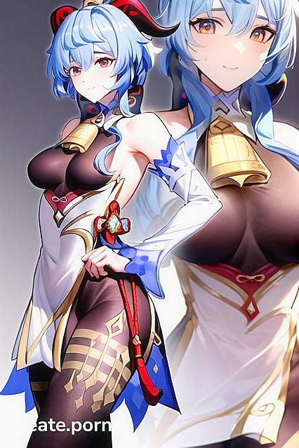 Topless and Naked Standing Hentai Images