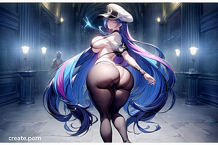 Thick Lines and Detailed Poses – Turned Around Standing Hentai Picture