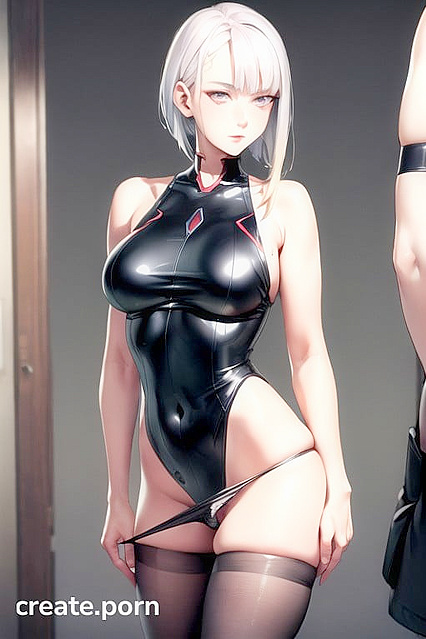 Lucy from Cyberpunk Gets Her Panties Pulled Down for Hot Hentai Picture