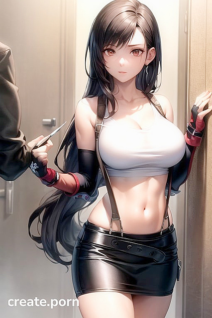 Tifa Lockhart from Final Fantasy Turned Trans in Steamy Hentai Picture