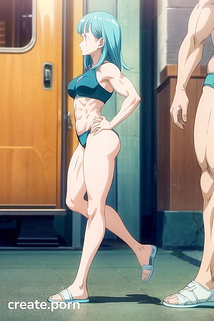 Muscular Abs and Big-Ass Picture in Steamy Hentai Images