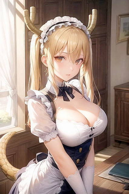 Tohru from Kobayashi-san's Maid Dragon Waist-Shot Hentai Pleasure