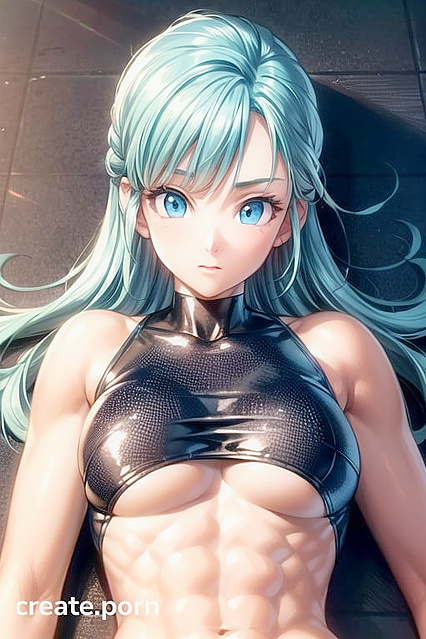 Bulma from Dragon Ball Z enjoying Large Breasts Picture in Seductive Hentai Images