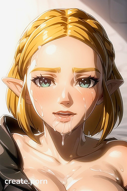 Zelda from The Legend of Zelda Explodes in  HentaiCumshots