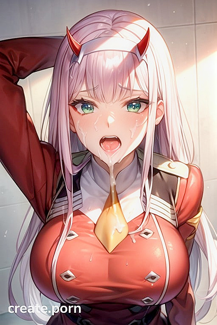 Large-Busted Beauty Reaches Ecstatic Climax in Horny Hentai Image