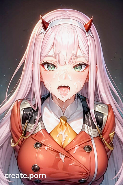 Large Breasts and Wide-Mouthed Ecstasy in Split-Screen hentai Picture