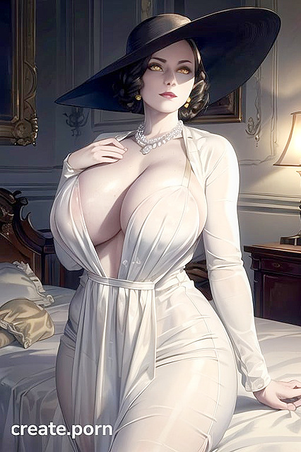 Mature Woman with Massive Breasts Takes Control in Bed for Erotic Hentai Pleasure