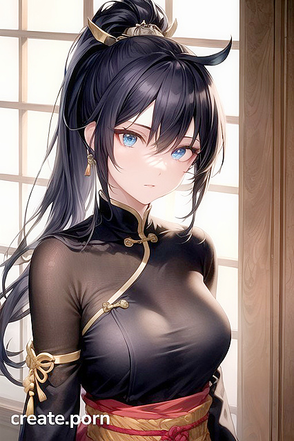 Blue-Eyed Beauty Glows in Royal Palace Hentai Pleasure