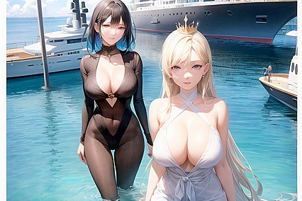 Queen Enjoys Intimate Yacht Adventures in Steamy hentai Picture