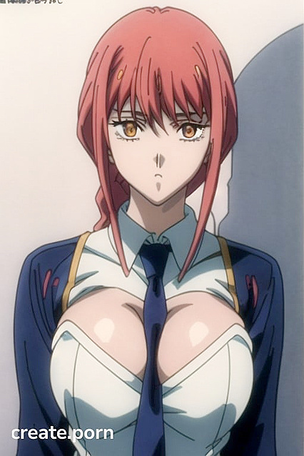 French Maid with Large Breasts Undresses for Steamy Hentai Picture