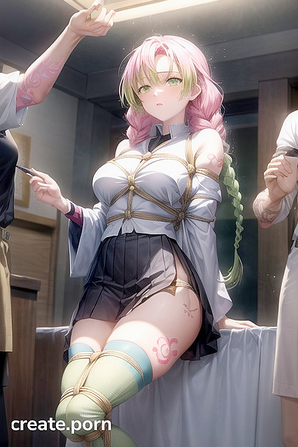 Ultra-Detailed Samurai Fantasy with Rounded Breasts in Erotic Hentai Picture