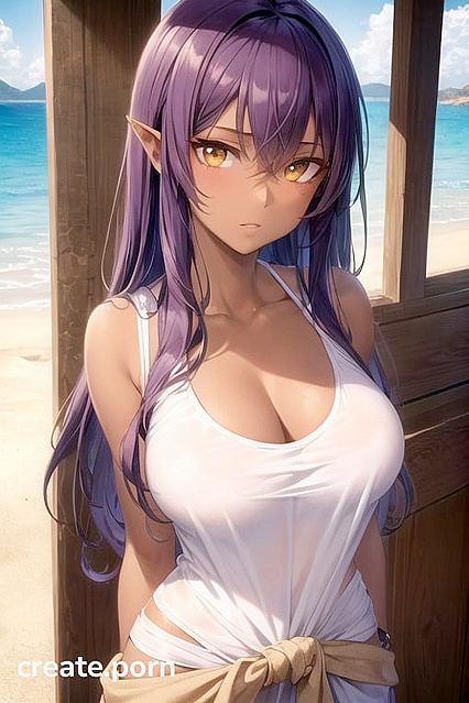Purple-Haired Demon Girl 18+ Seduces in Mesmerizing hentai Picture