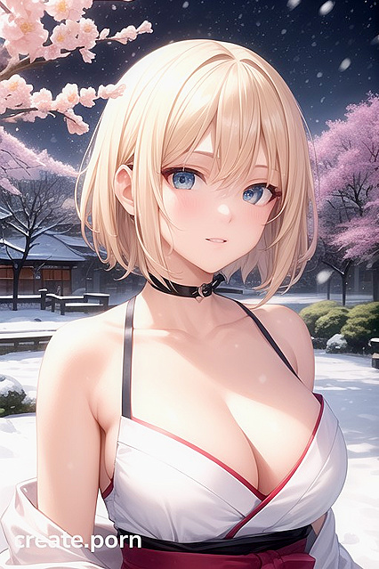 Blonde with a Perfectly Rounded Medium Ass in Short Hentai Images