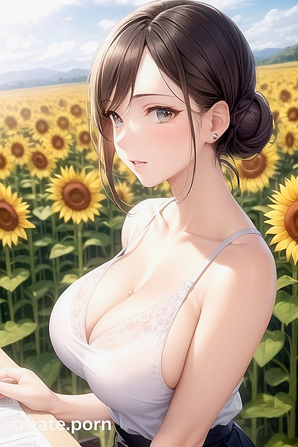 Sunny Enjoying Ecstatic Pleasures in a Vibrant Sunflower Field Hentai