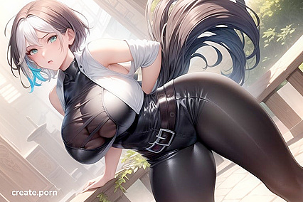 Rogue from X-Men Shows Off Her Massive Ass in Seductive Hentai Picture