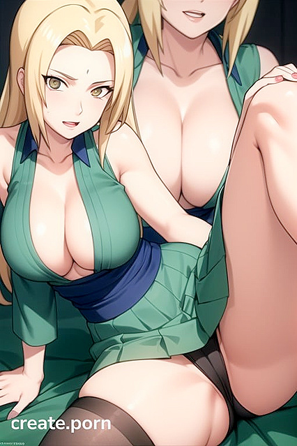 Full Body Skirt Play Leads to  Hentai Orgasms