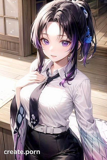 Top-Down Close-Up of Slime Girl 18+ in Seductive Hentai Picture