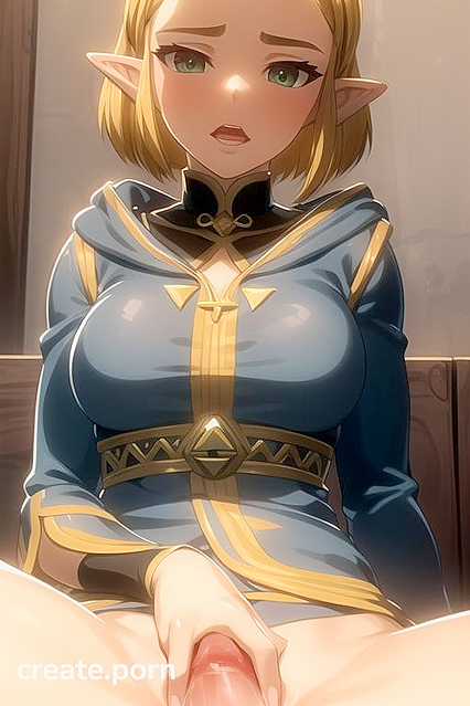 Zelda from The Legend of Zelda Masturbates in Steamy 18+ Hentai Images