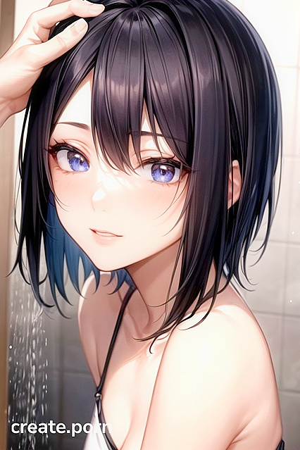 Skinny Model Gets Intimate in Close-Up Hentai Picture