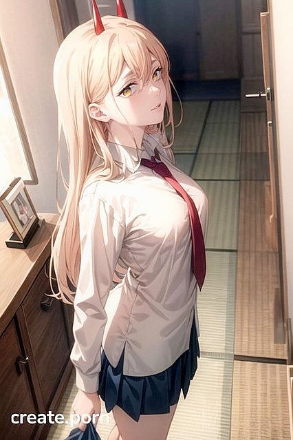 in Uniform Takes It Bottom-Up for steamy Hentai Pleasure