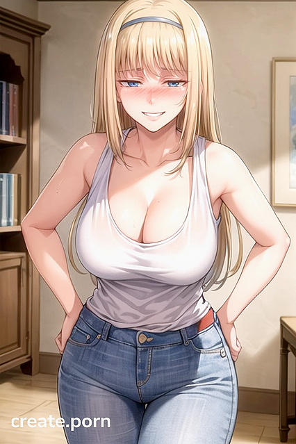 Ymir from Attack on Titan Shows Off Her Big Ass with Hands on Hips in Hentai Picture