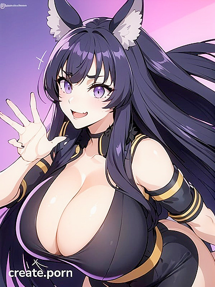 Delta from Eminence in Shadow Enjoying Thick Cock in Blonde Hairstyle Hentai Image
