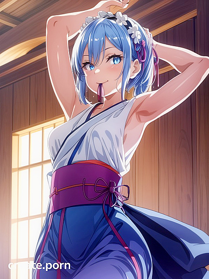 Mouth Agape with Glowing Eyes in  Hentai Picture