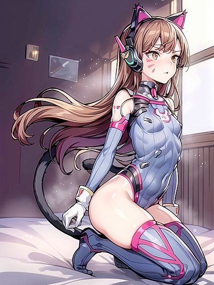 Skinny Girl 18+ Surrounded by Crowds in  Hentai Picture