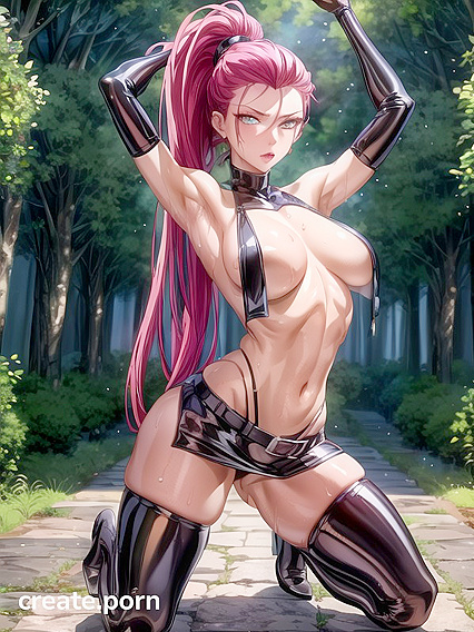 Embarrassed Girl 18+ Gets Caught in the Forest for Hot Hentai Picture
