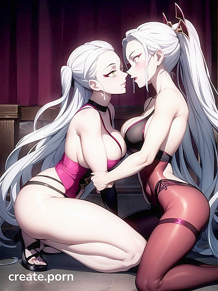 Two Girl 18+s with Petite Asses Enjoy Intimate Moments in Horny Hentai Picture