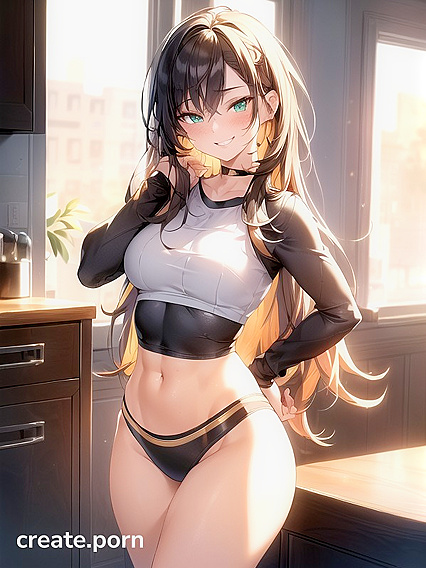 Freckled Beauty with Pale Skin Choked in Erotic Hentai Picture