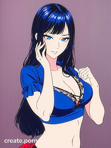 Nico Robin from One Piece Teased with Detailed Face-Touching Hentai Images