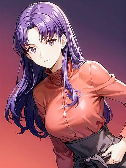 Misato from Evangelion Gets Intimate in Sizzling Waisted Hentai Picture