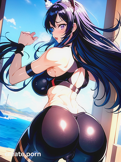 Delta from Eminence in Shadow Gets Fucked From Behind in Steamy POV Hentai Picture