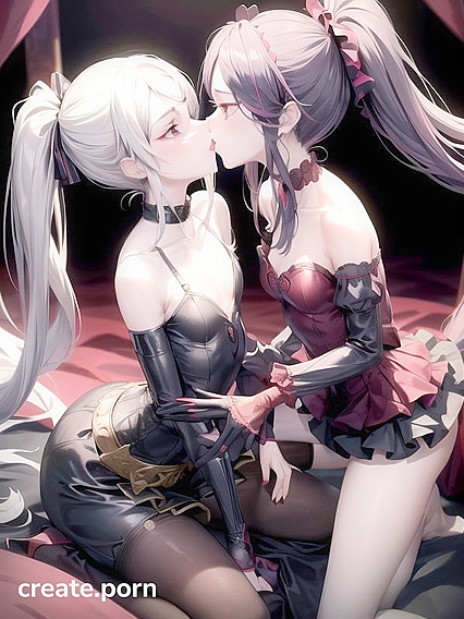 Skinny Night Fun with Two Lovers in Erotic Hentai Picture