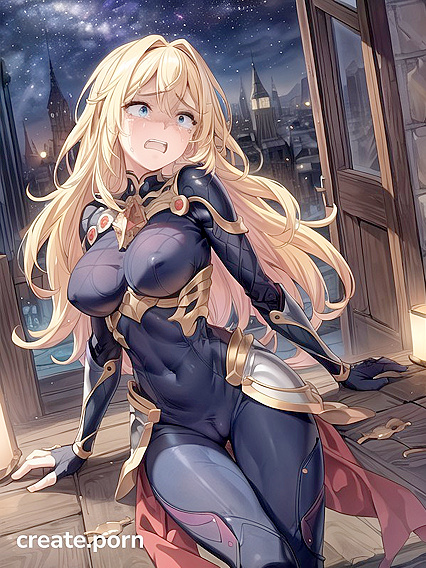Lux from League of Legends Terrified in  Gang Bang Hentai Picture