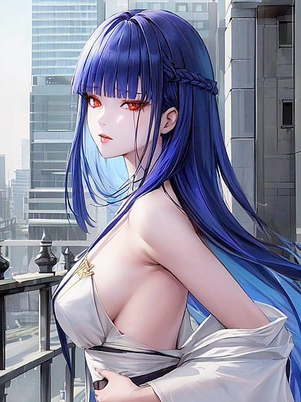 Waist-Level Cityscape Views in Modern Hentai Erotic Adventures