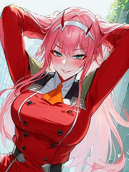 Tack Sharp Subject Smiles and Blushes in Mischievous Hentai Images