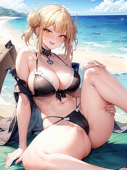 Bikini Babe Locks Eyes With You for  Hentai Pleasure