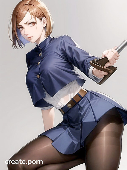Nobara Kugisaki from Jujutsu Kaisen Stars in Seductive Hentai AI Porn