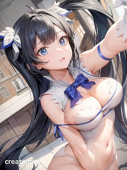 Hestia from DanMachi Takes Center Stage in Steamy Hentai AI Picture