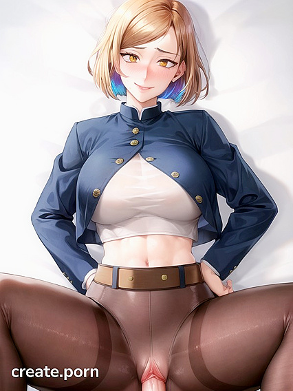 Huge Ass in Leotard Gets Teased While Sitting Down in Steamy Hentai Picture