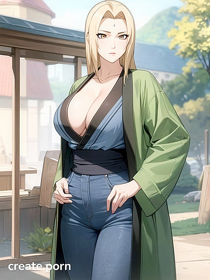 Tsunade from Naruto Stars in Steamy Hentai AI Picture