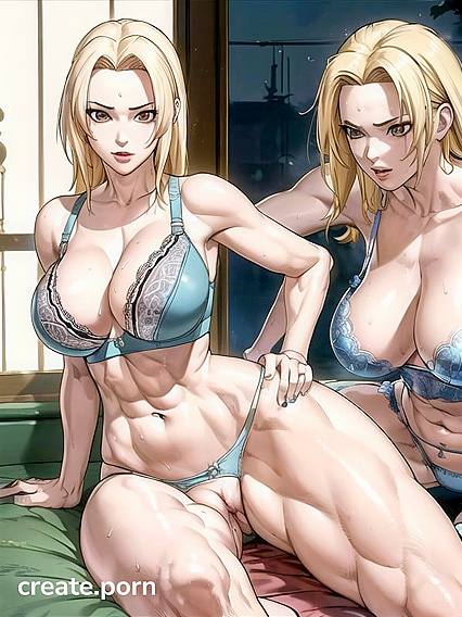 Tsunade from Naruto Shows Off Her Muscles in Steamy Hentai Images