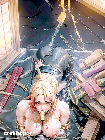 Mature Brunette from Colored Manga Hentai AI Picture**