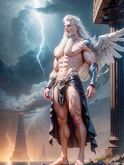 Powerful Hands Reach for the Sky with Electric Passion in Fit Hentai AI Porno