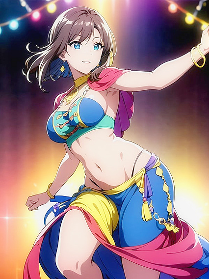 Dance and Detail –  Solo Performance in Hentai AI Porn
