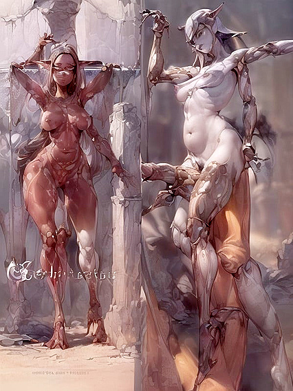 Missing Limbs and Bound –  Arms and Legs Fetish Hentai Picture