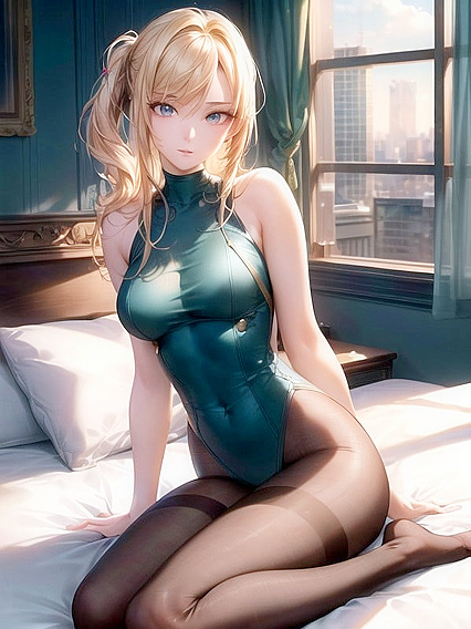 Ultra-Detailed Blonde hentai Picture with One Steamy Character
